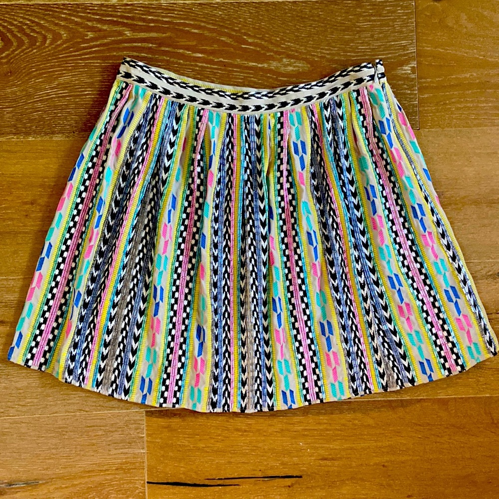Brand-new sequined and embroidered skirt